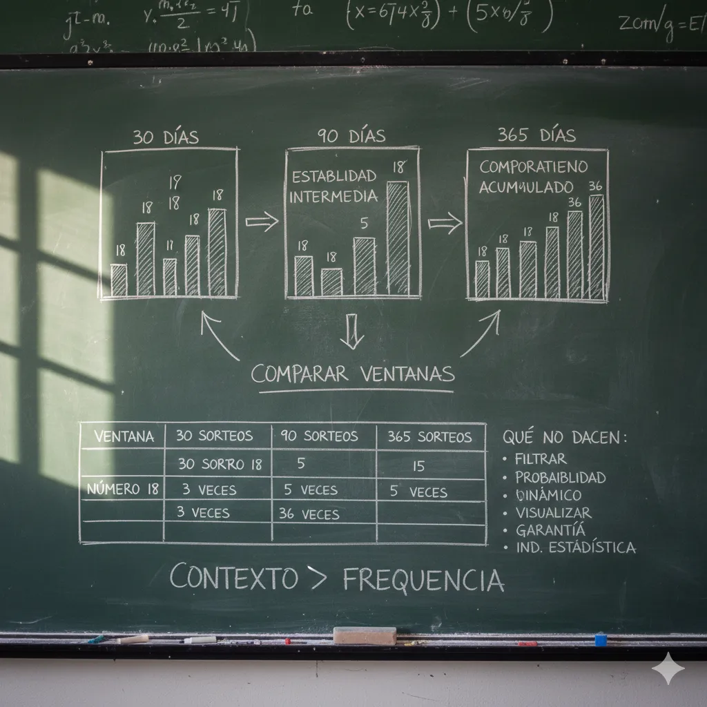 Ventanas Temporales en la Lotería Dominicana: Cómo Comparar 30, 90 y 365 Sorteos